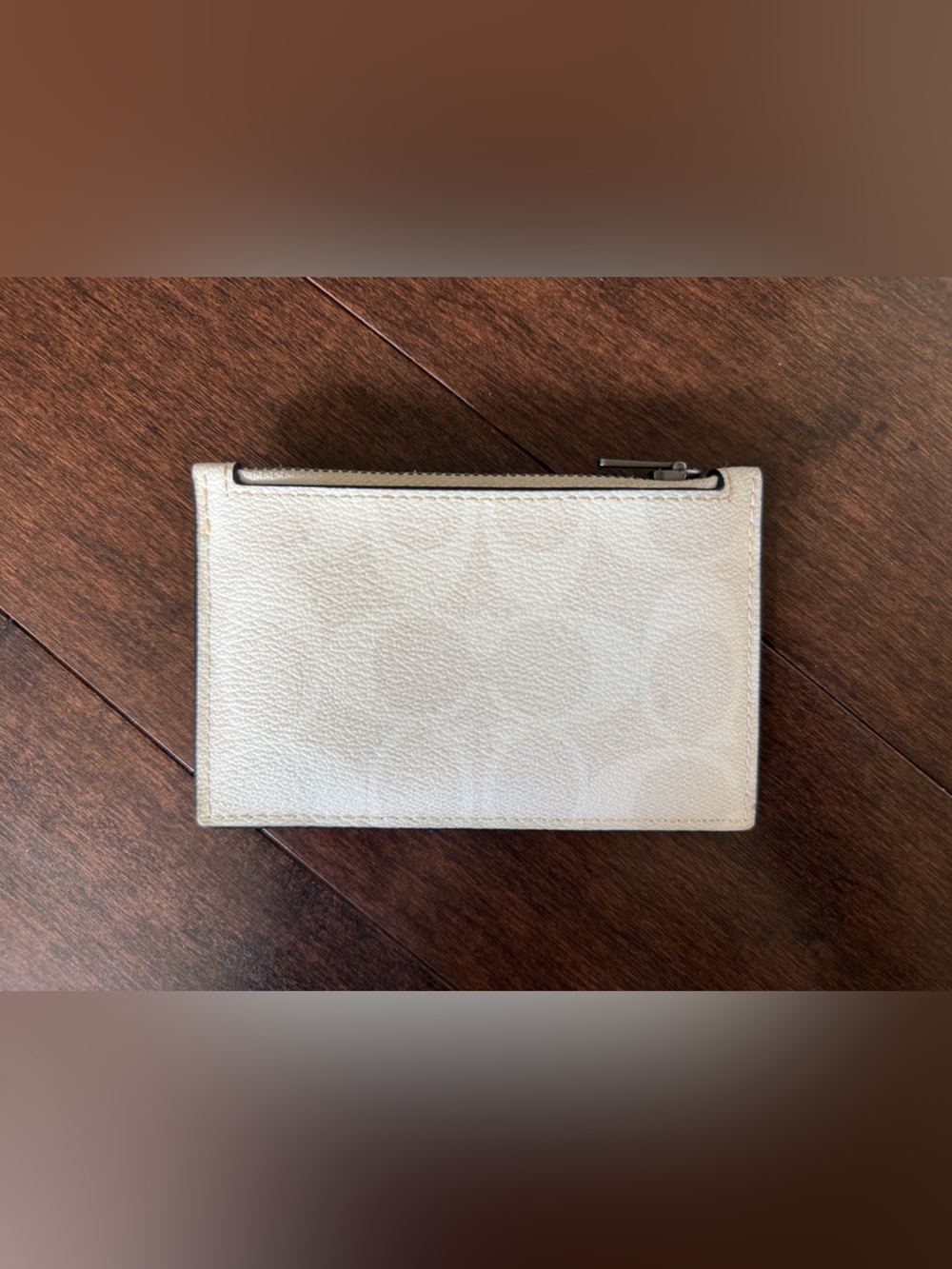 Coach White Cardholder